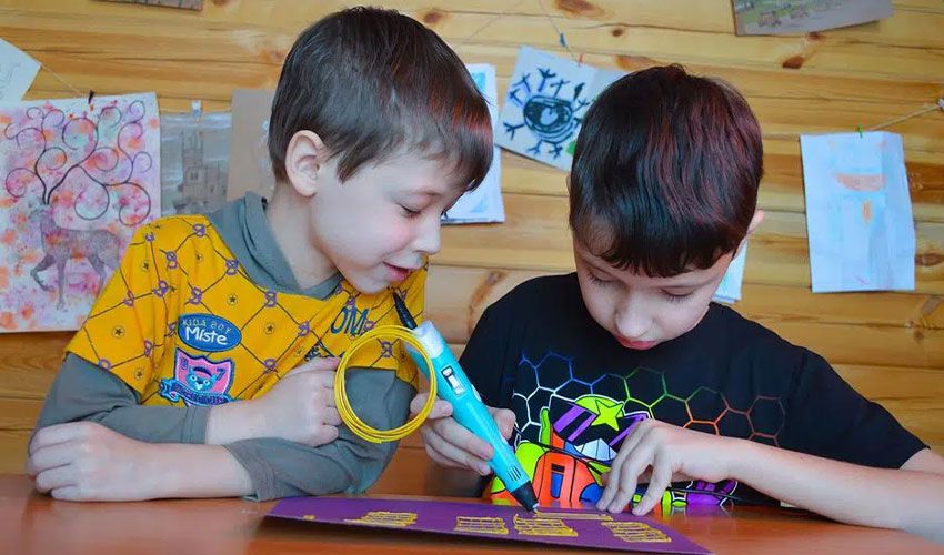 3D y los bolígrafos con peques