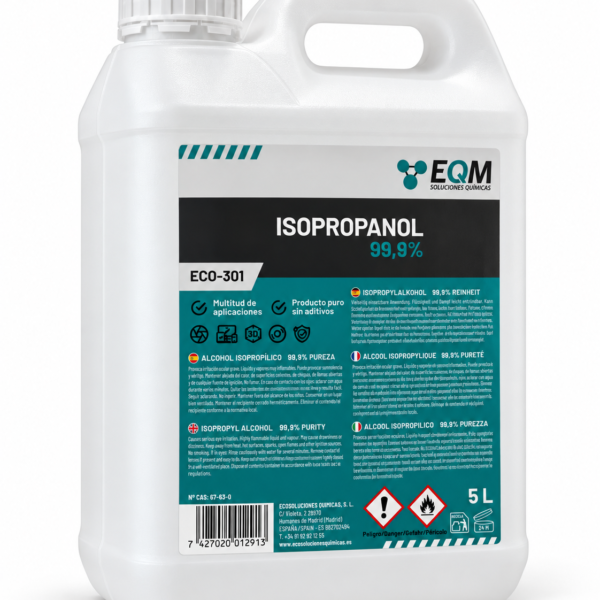 Alcohol Isopropílico 99,9% Pureza para Limpieza 3D - LEON3D